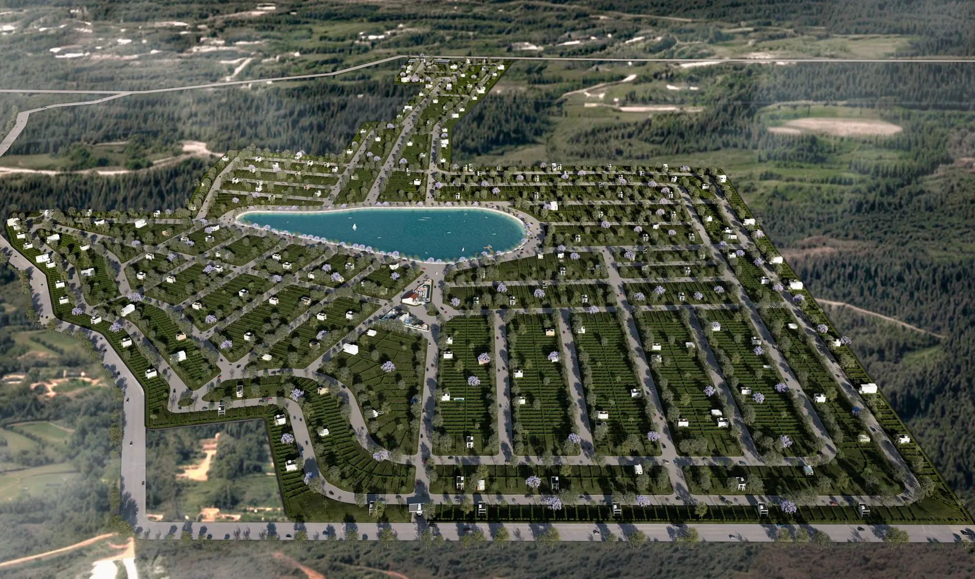 Banner con indicadores de lugares de esparcimiento